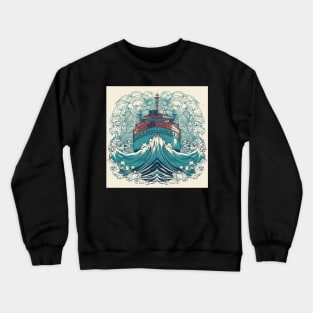 Cruise Ship Explorer: Discover the World's Treasures from the Comfort of Your Ship Crewneck Sweatshirt